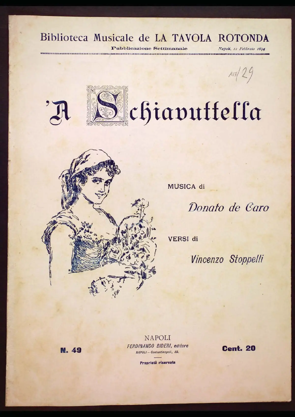 'A schiavuttella - Page 1