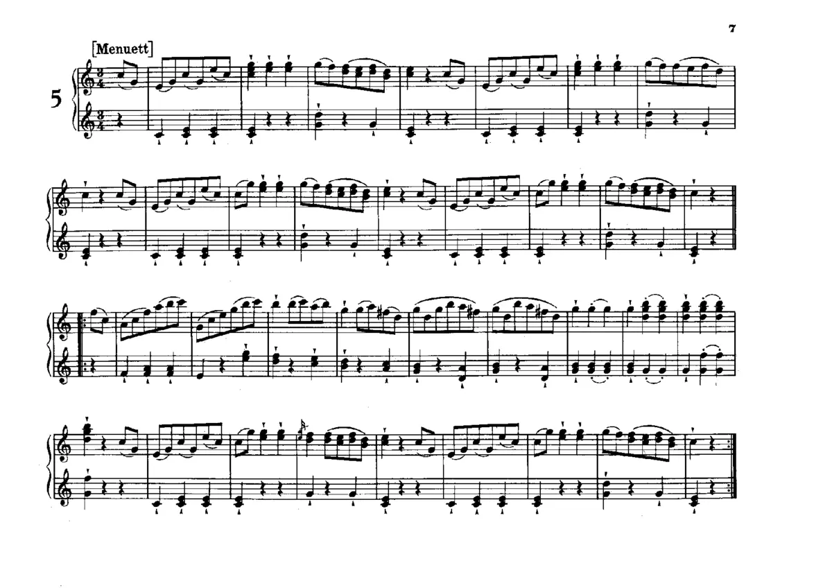 Flötenuhr in C major, Hob.XIX:20 - Page 1