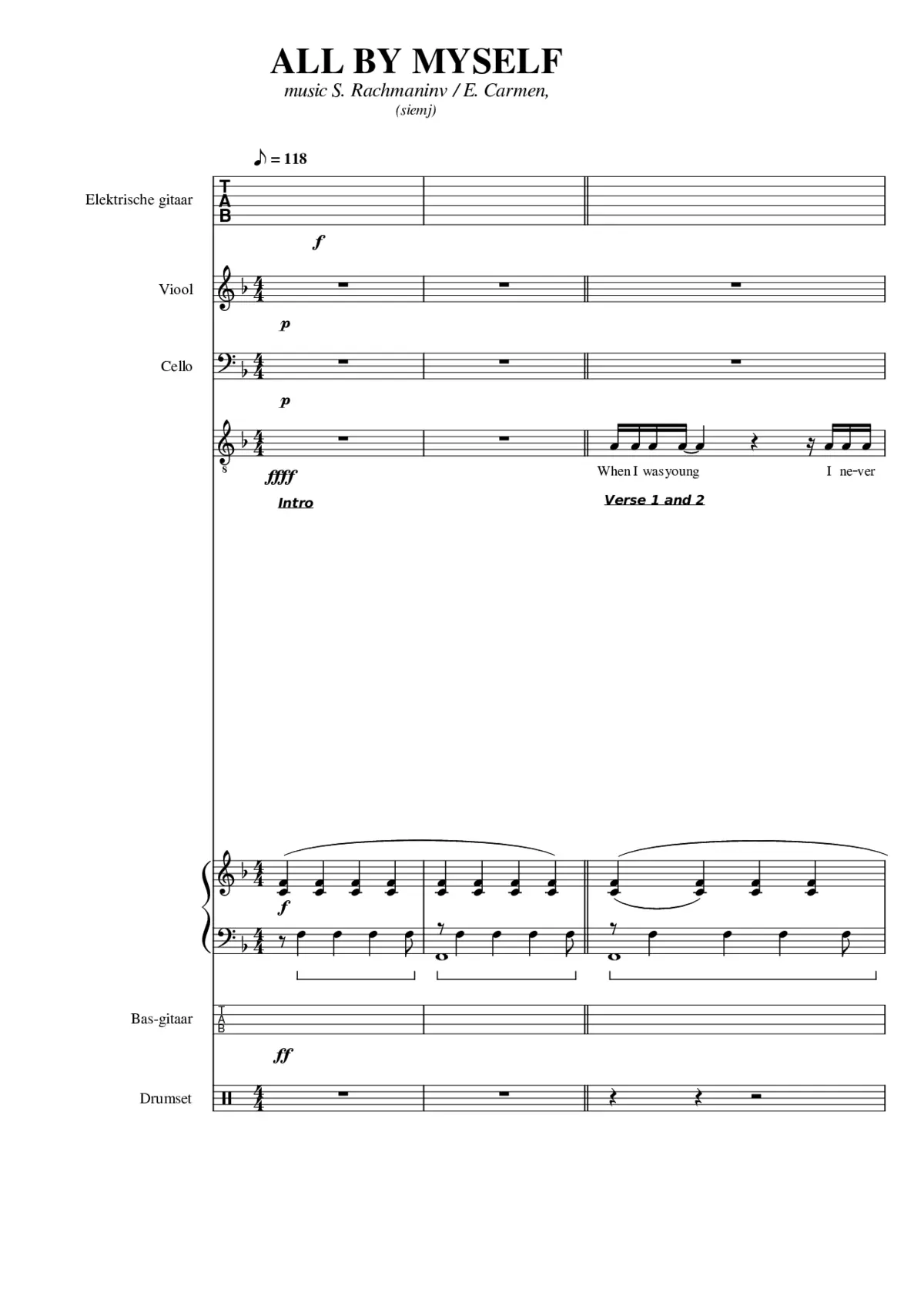 all by myself - Page 1