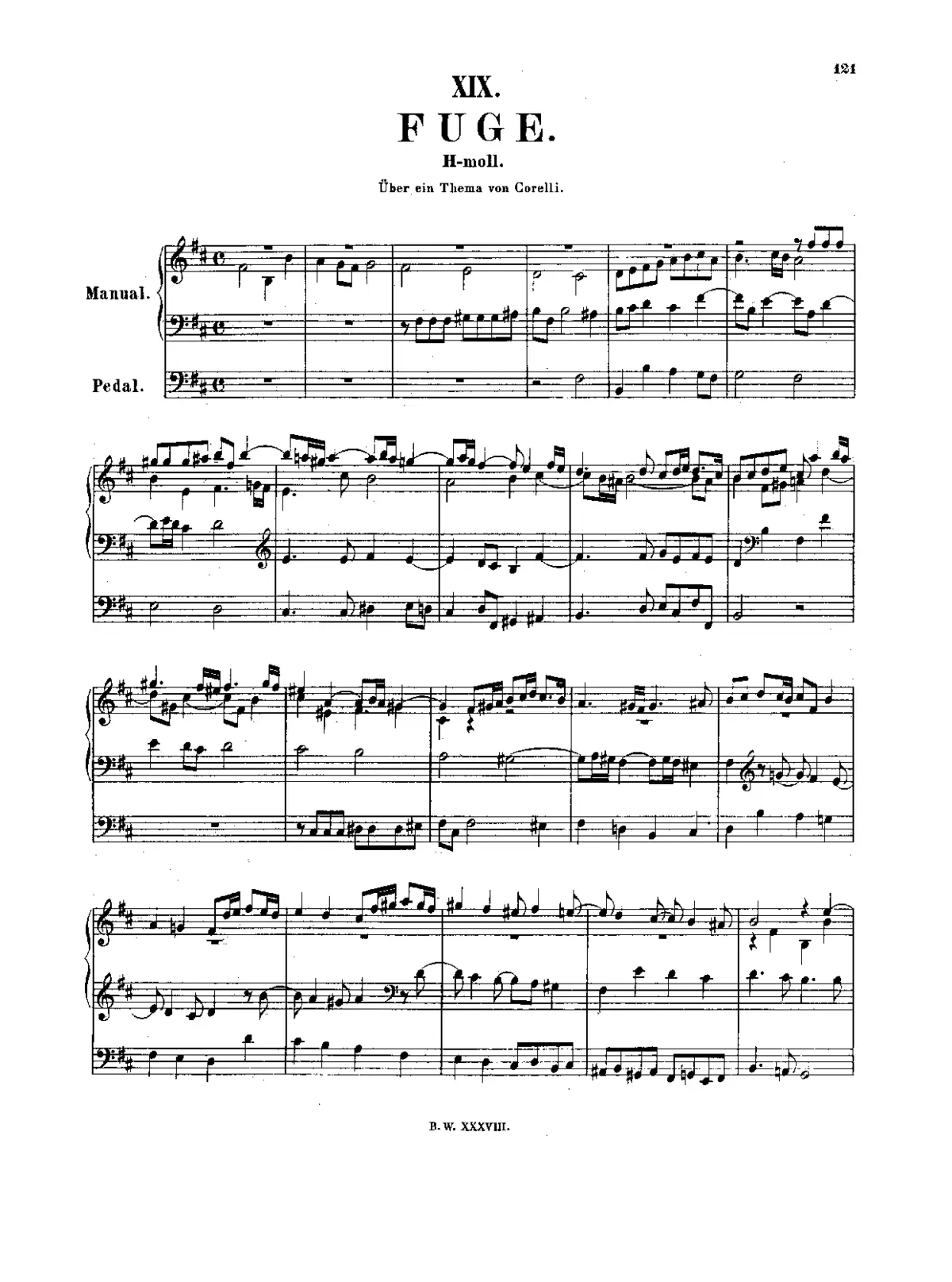 Fuge über ein Thema von Corelli - Page 1