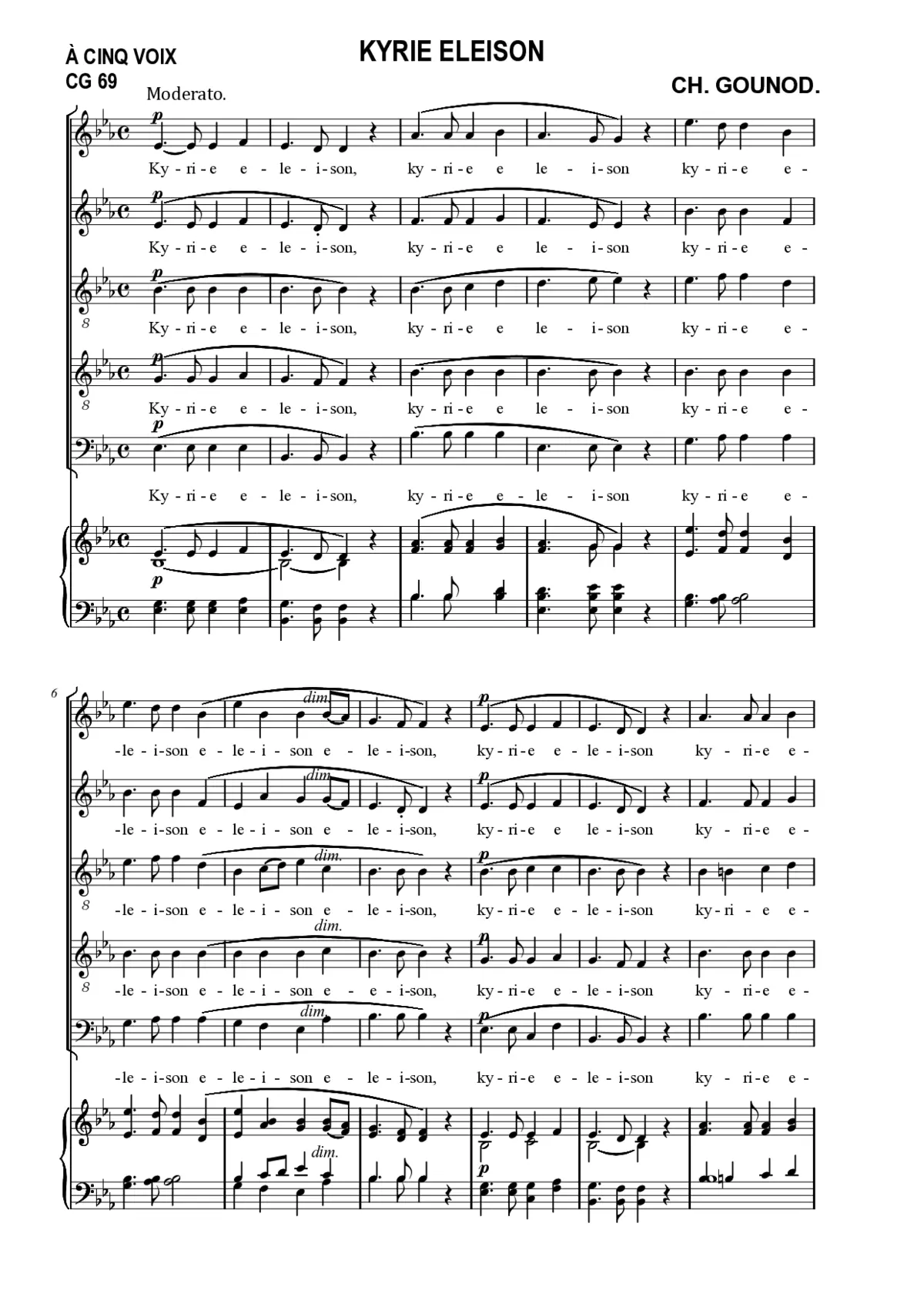 Kyrie eleison, CG 69 - Page 1