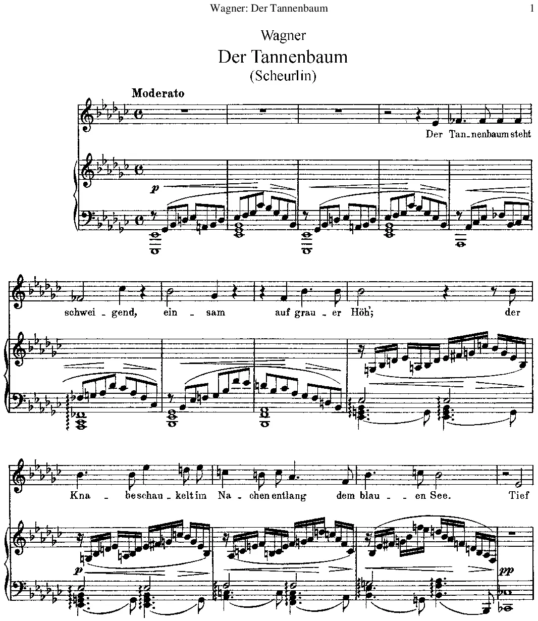 Der Tannenbaum - Page 1