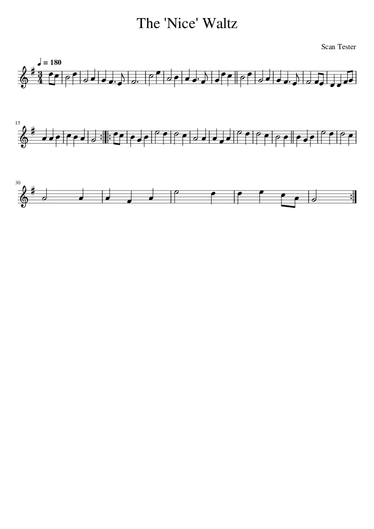 The 'Nice' Waltz - Page 1