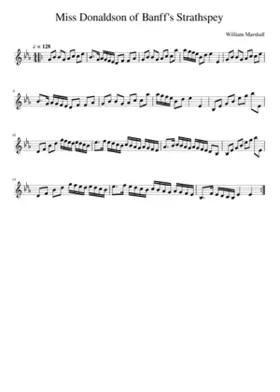 Miss Donaldson of Banff's Strathspey