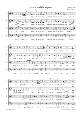 Jesum tradidit impius