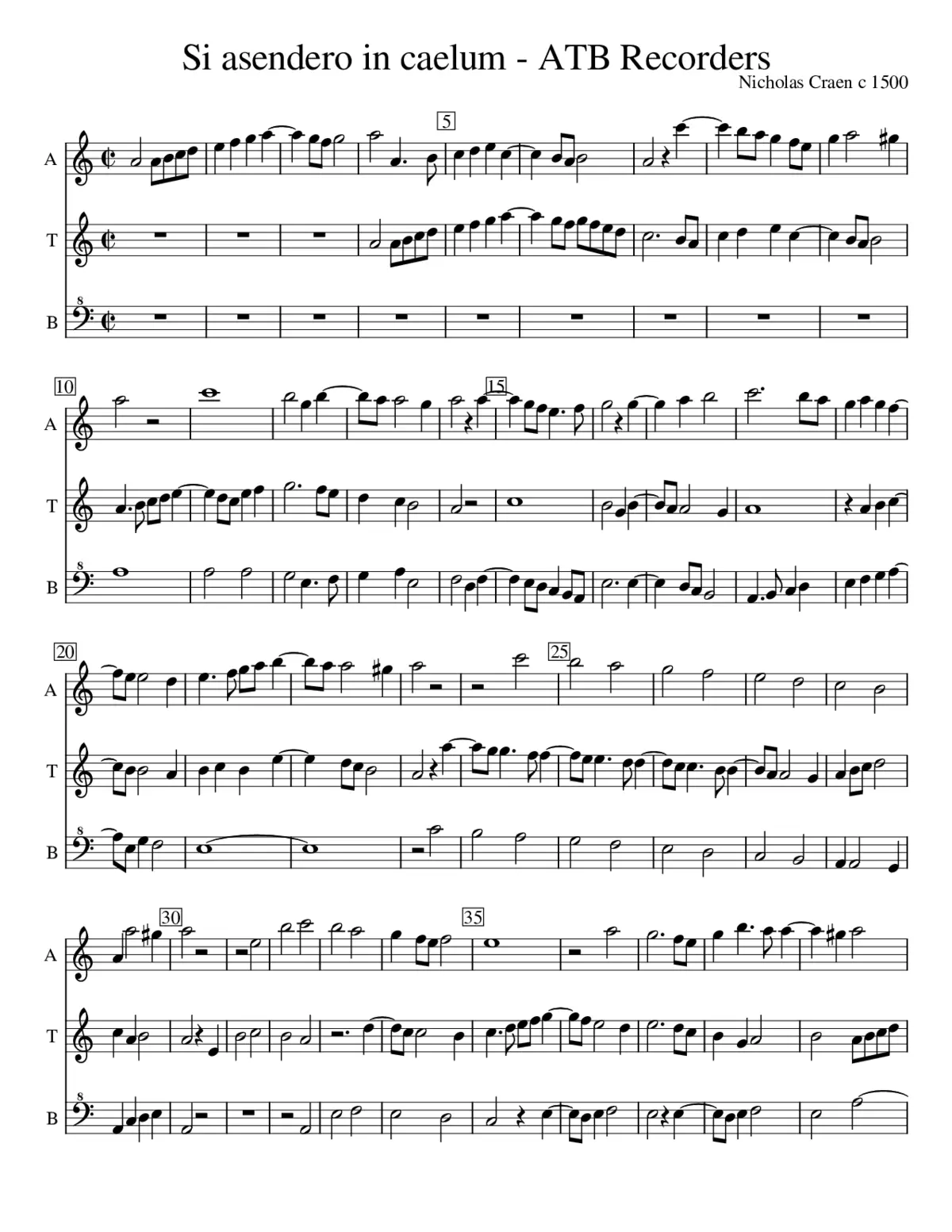 Si ascendero in cælum - Page 1