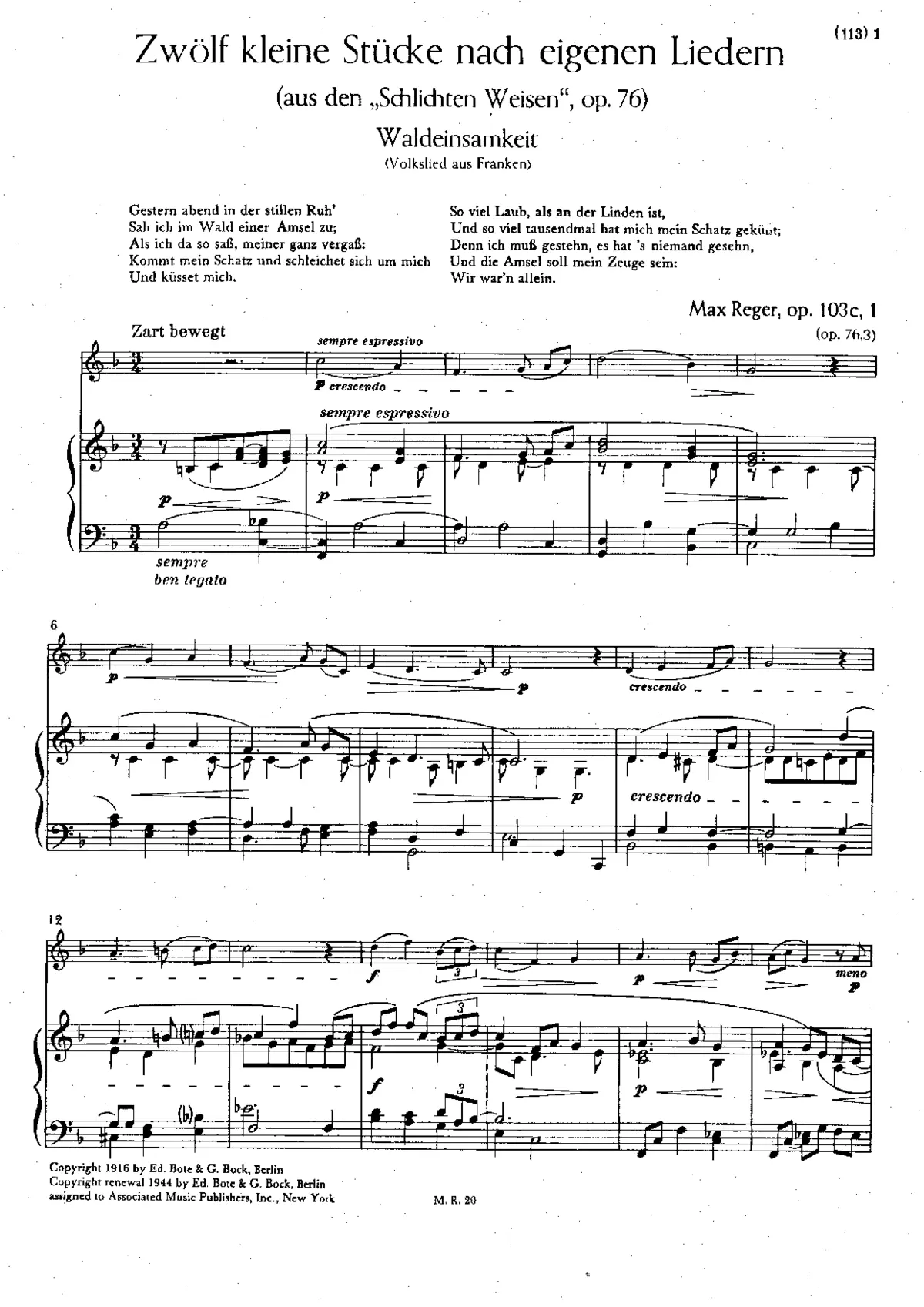 12 kleine Stücke nach eigenen Liedern - Page 1