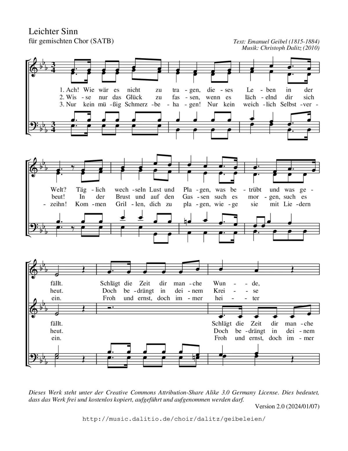 Leichter Sinn - Page 1