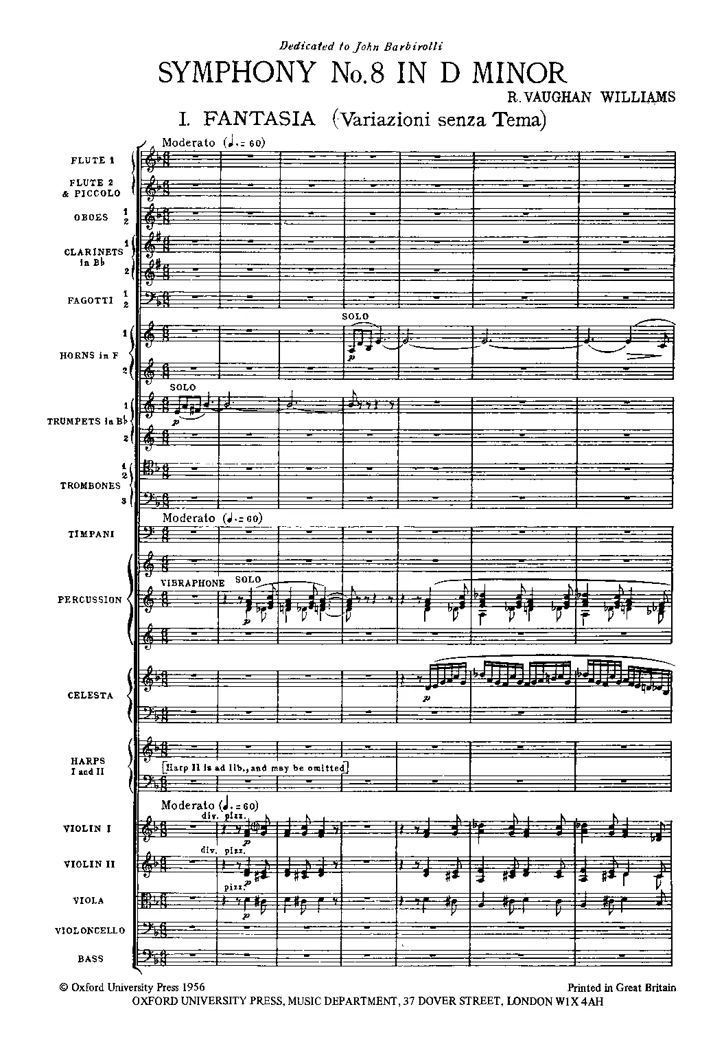 Symphony No.8 in D minor - Page 1