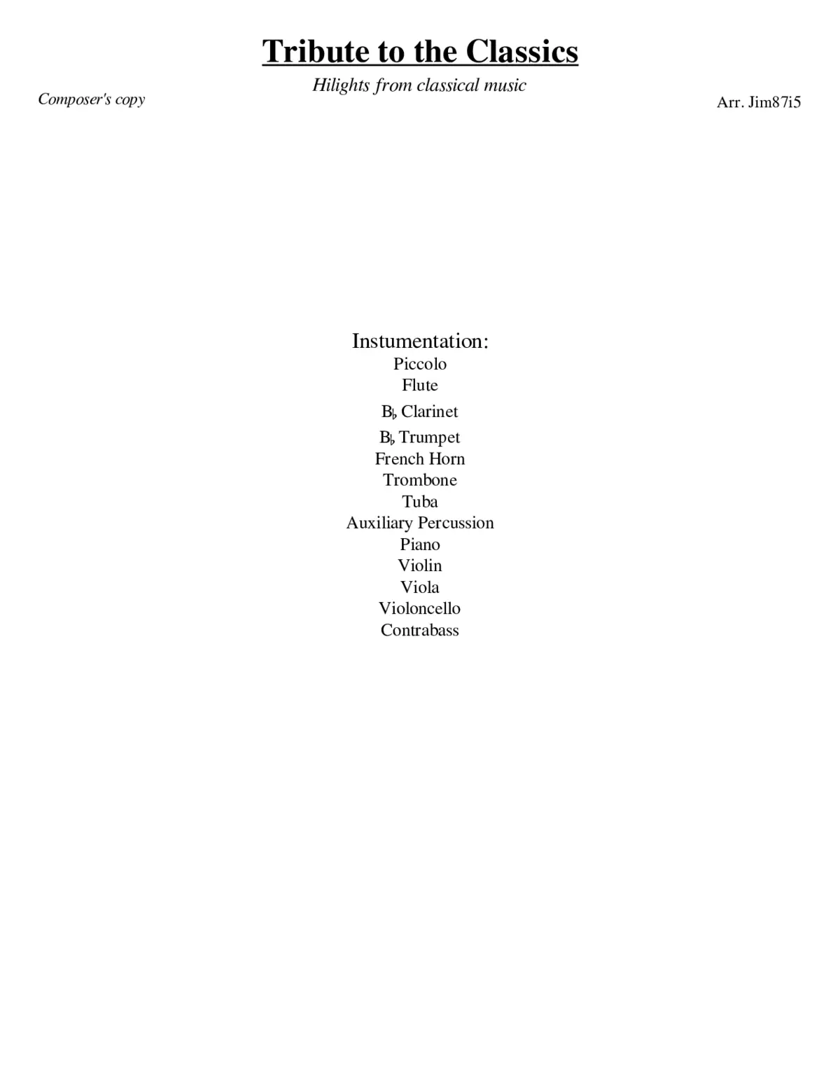 Peer Gynt Op.23 - Page 1