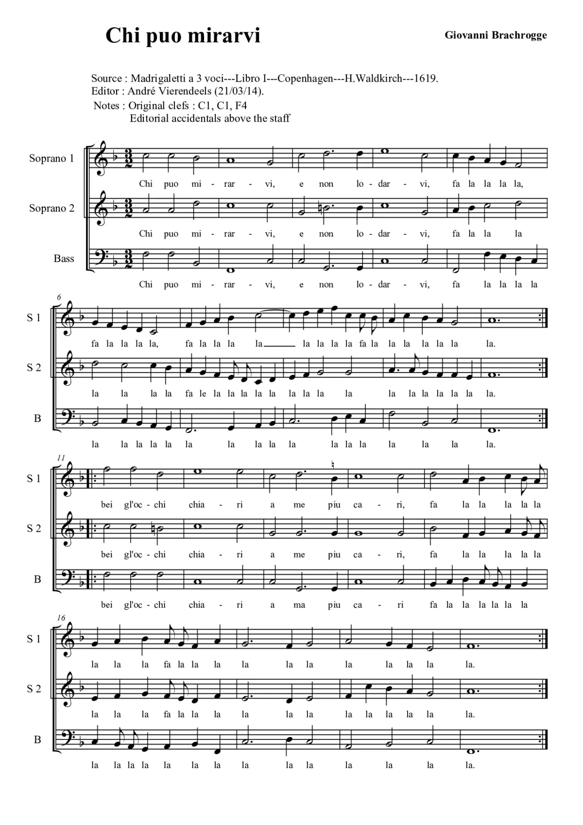 Chi puo mirarvi - Page 1