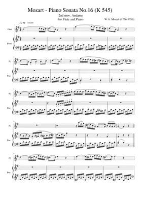 Piano Sonata No.16 in C major K.545