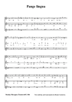 Pange, lingua, gloriosi Corporis mysterium