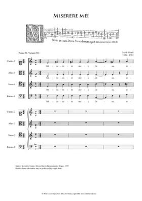 Miserere mei a 8