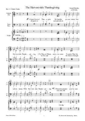 The Harvest-tide Thanksgiving