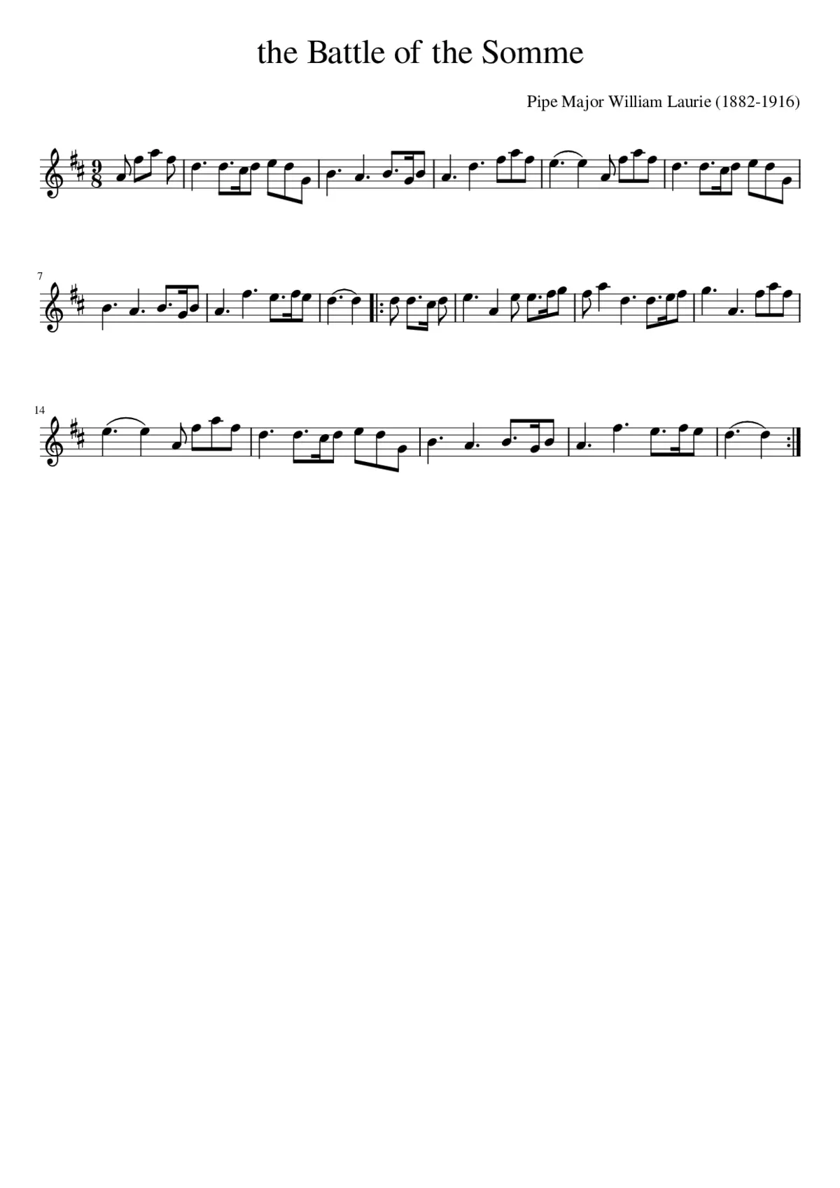 the Battle of the Somme - Page 1