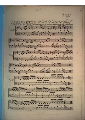 Veränderungen über das Lied: Ich schlief da träumte mir, H.69