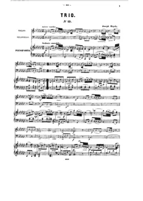 Piano Trio in E minor