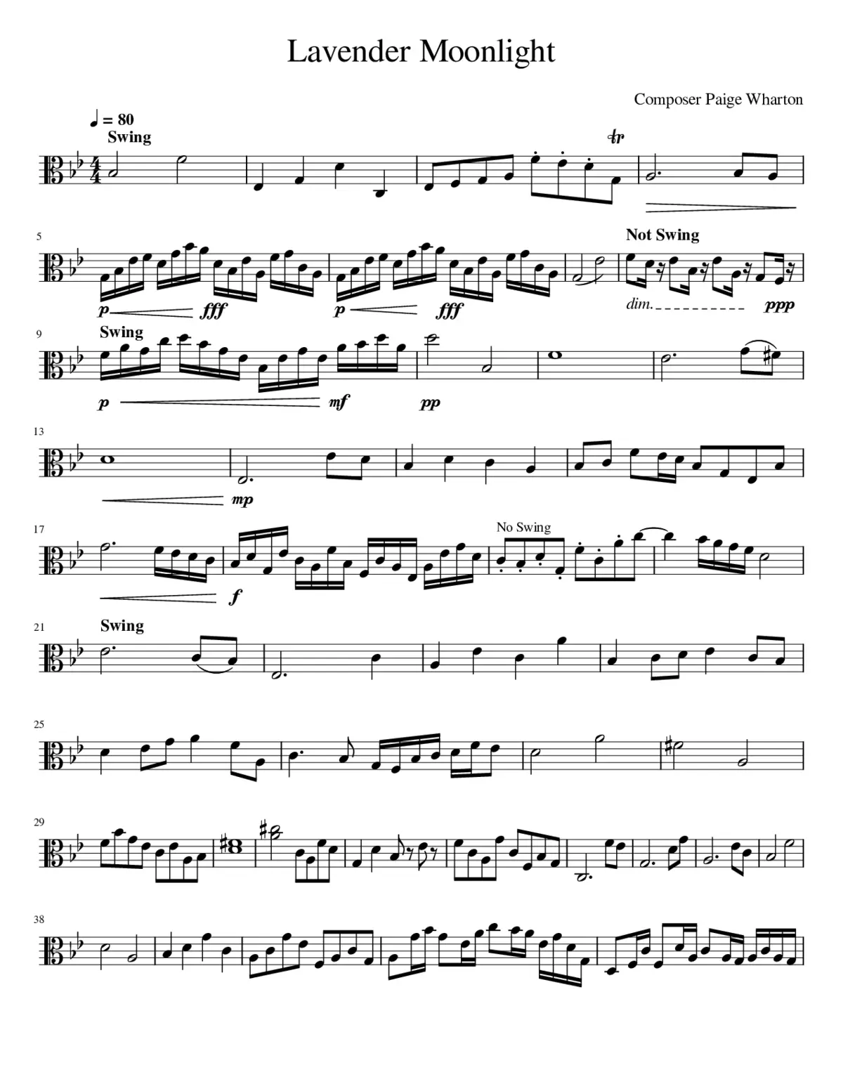 Lavender Moonlight - Page 1