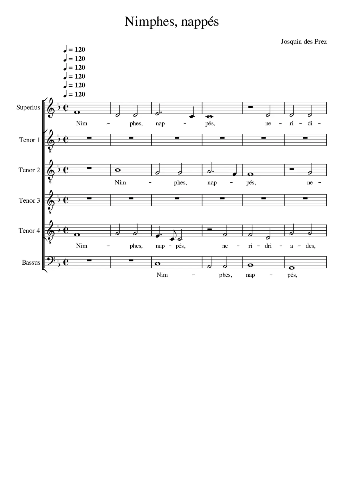 Nimphes nappes - Page 1