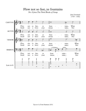 Flow Not so Fast, Ye Fountains