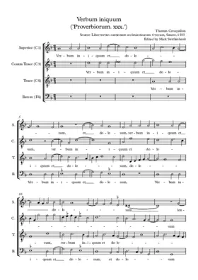 Verbum iniquum et dolosum