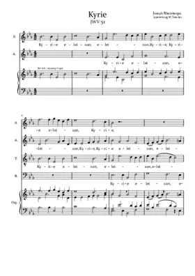 Kyrie, JWV 51