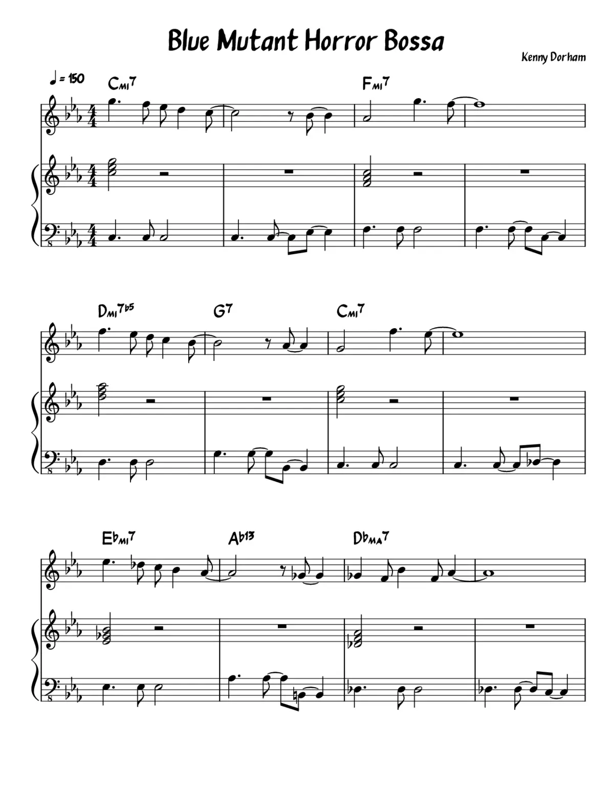 blue bossa - Page 1