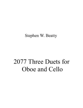 Three Duets for Oboe and Cello
