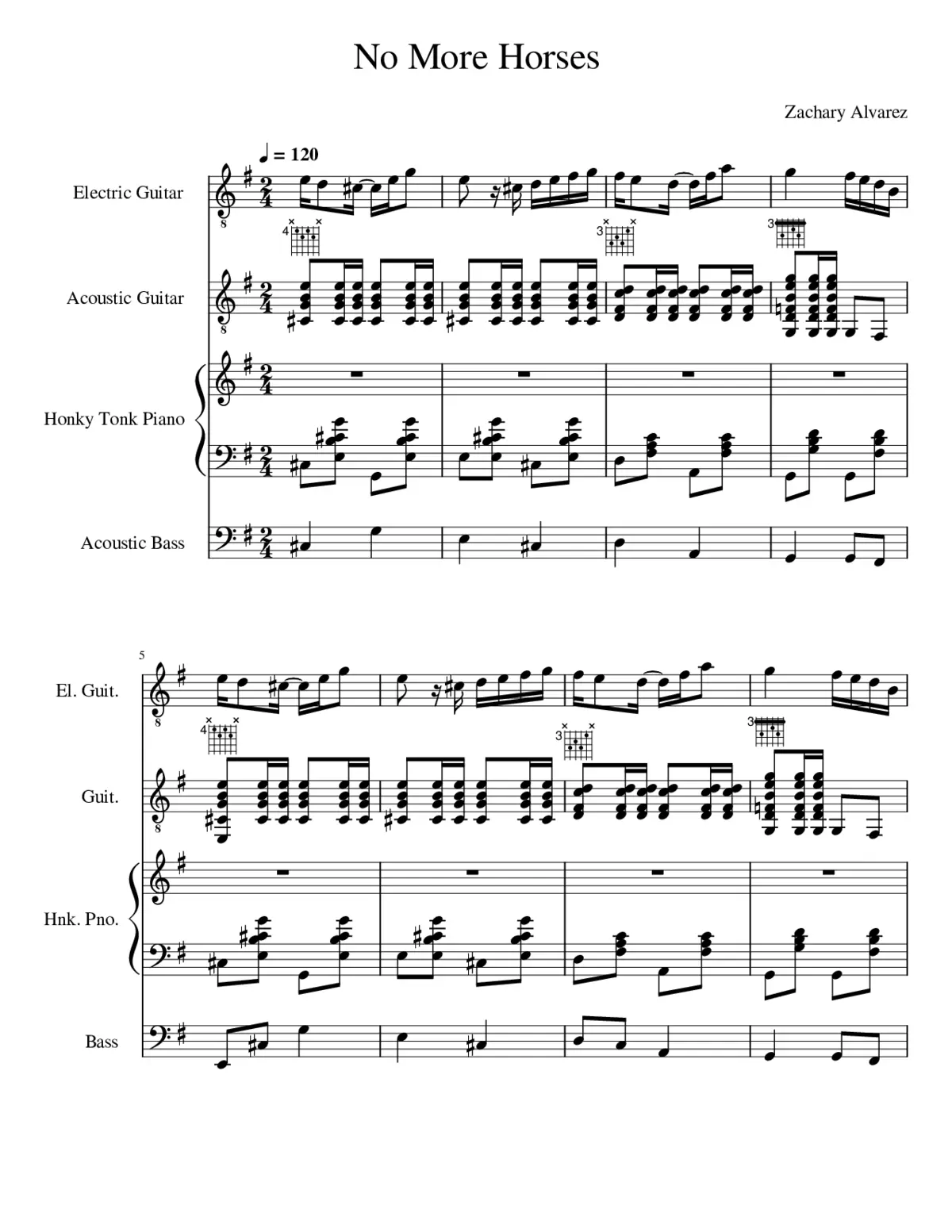 (WIP) No More Horses - Page 1