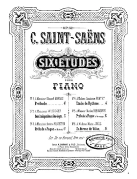 Six Etudes pour piano