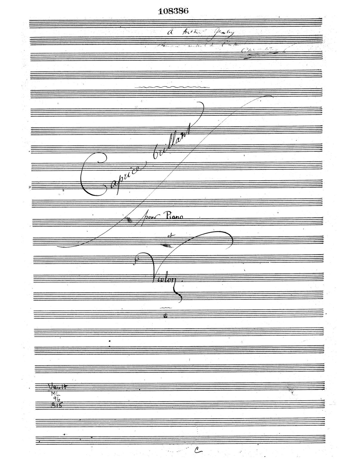 Caprice brillant in B minor - Page 1