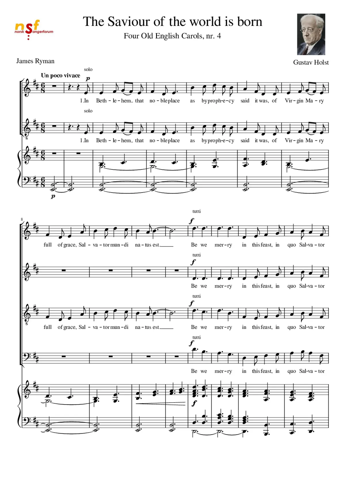 The Saviour of the world is born - Page 1