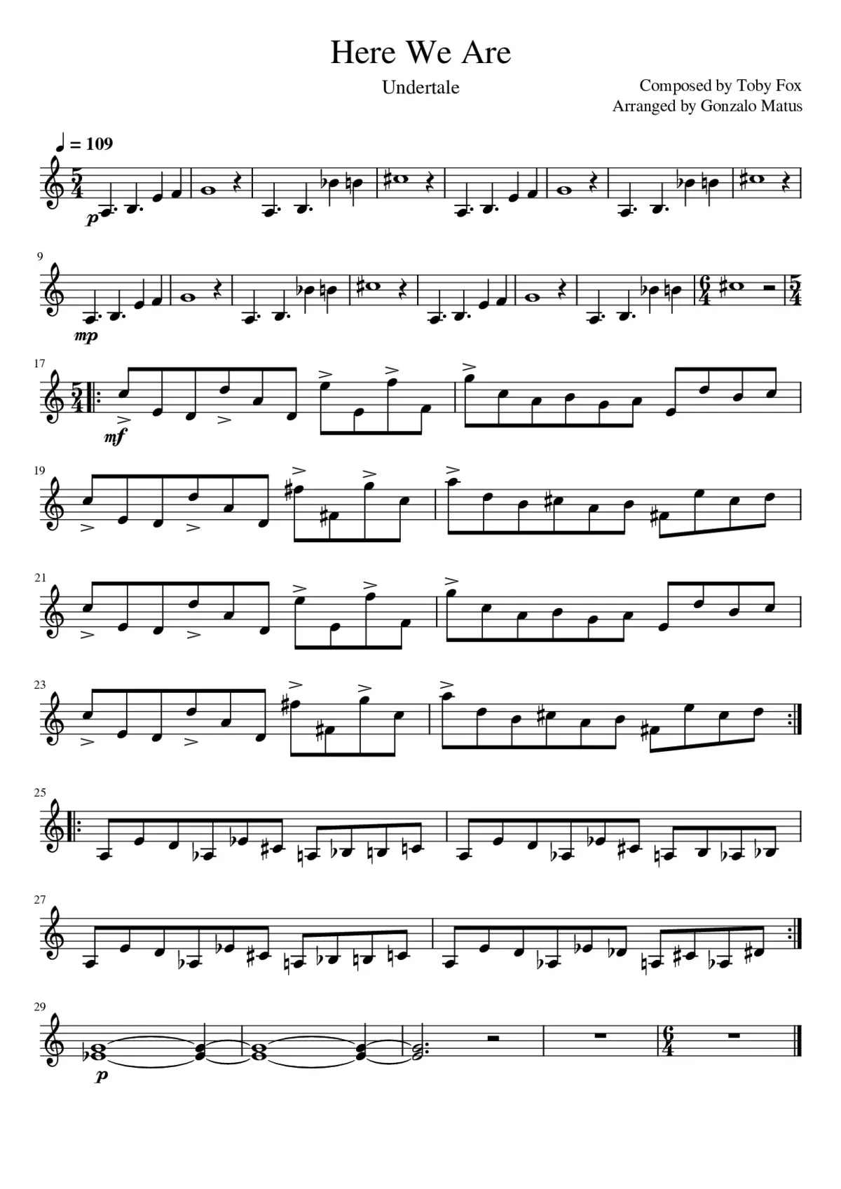 Here We Are - Page 1