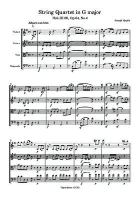String Quartet in G major, Hob.III:66, Op.64, No.4