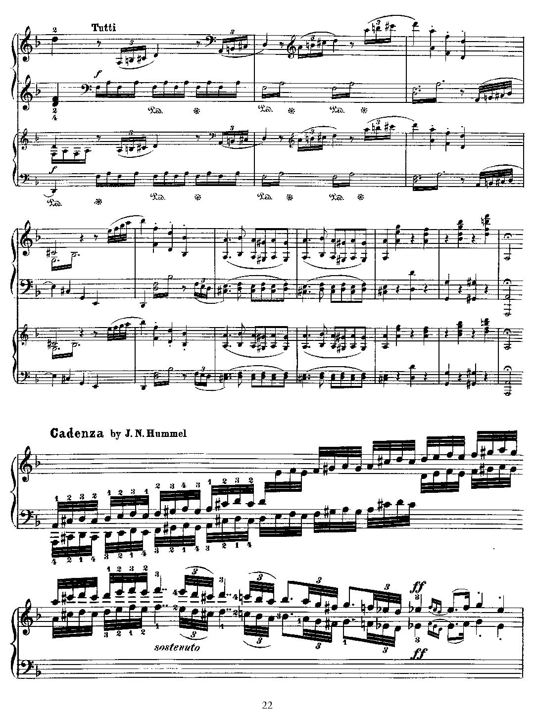 Piano Concerto No.20 - Page 1