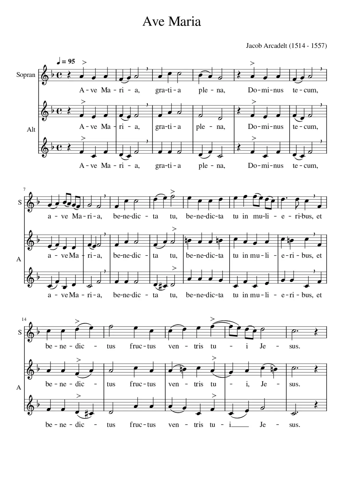 AVE MARIA - Page 1