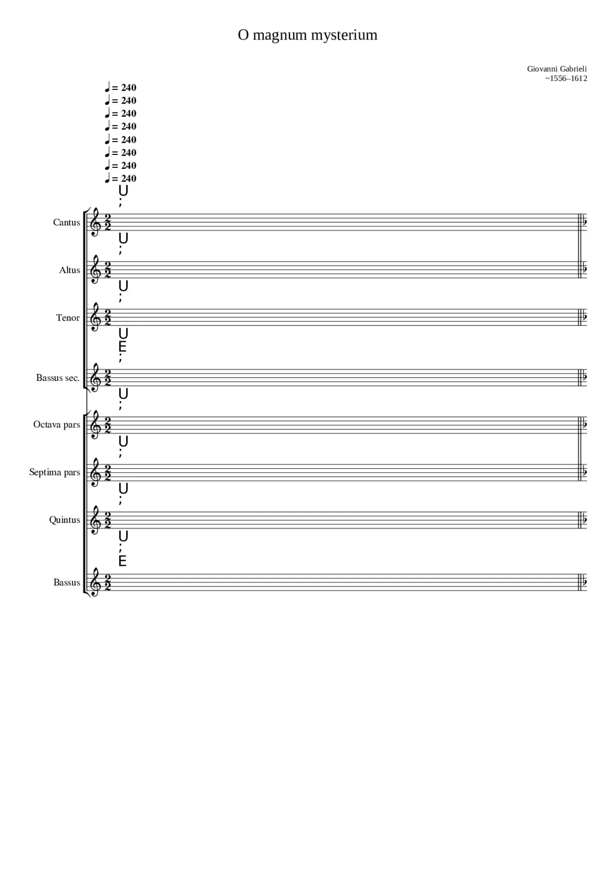 O magnum mysterium - Page 1