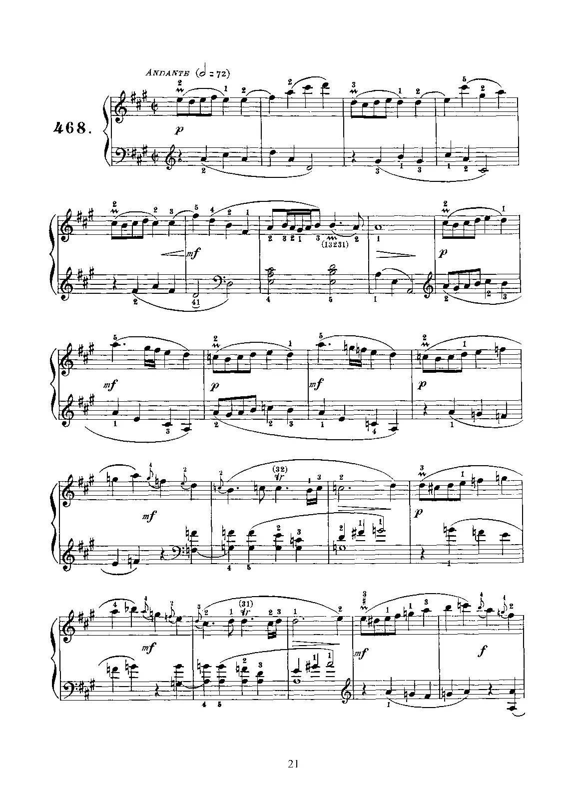 Keyboard Sonata in A major - Page 1