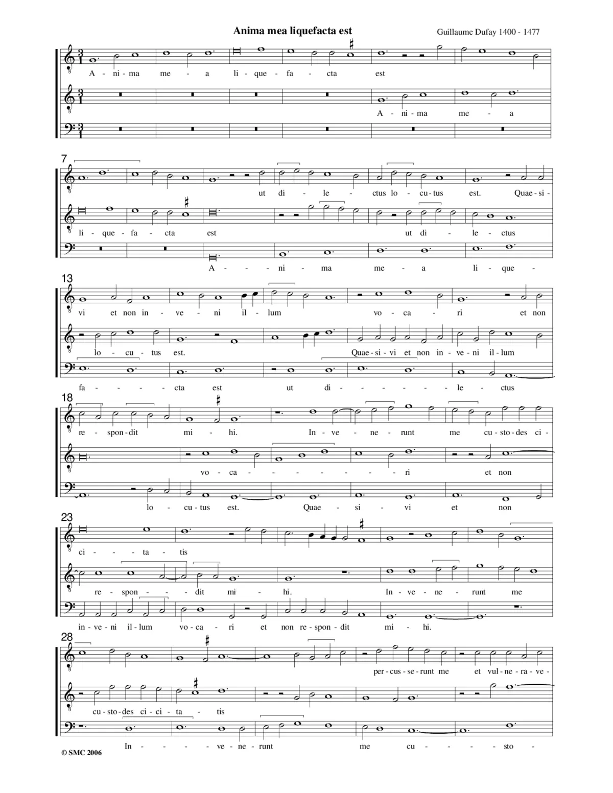 Anima mea liquefacta est - Page 1