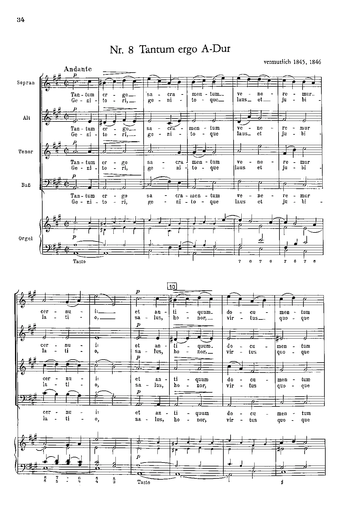 Tantum ergo - Page 1