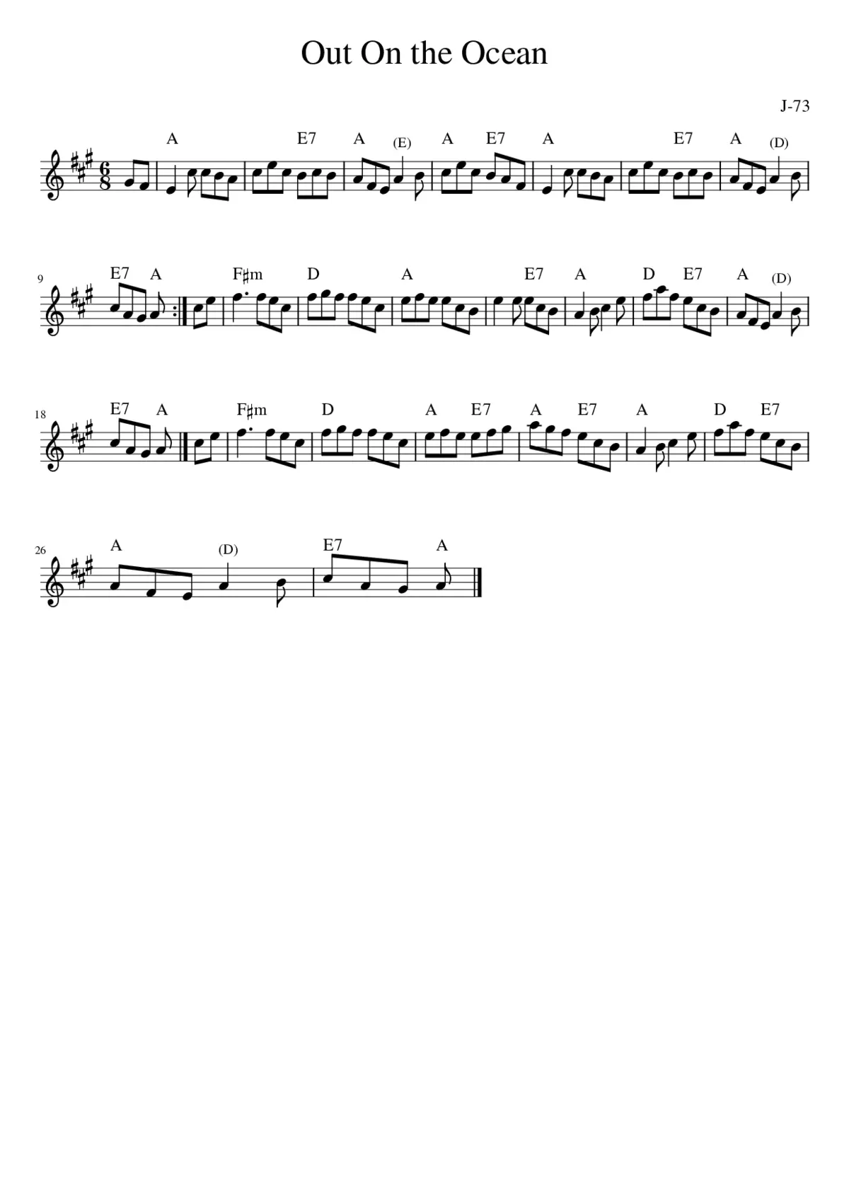 out on the ocean - Page 1