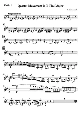 String Quartet in B-flat major