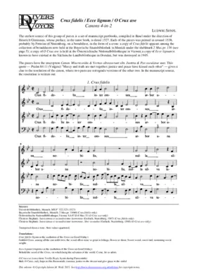 Crux fidelis / Ecce lignum / O Crux ave