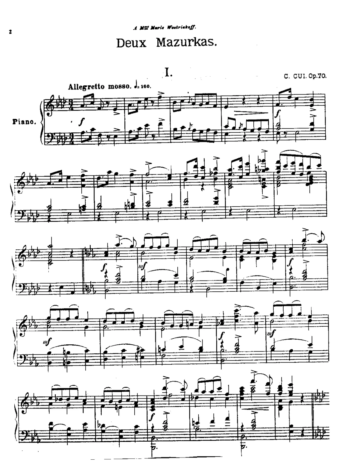 2 Mazurkas - Page 1