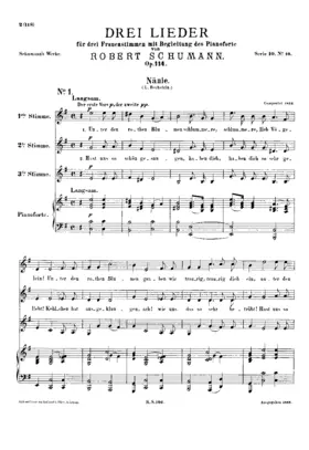 3 Lieder für 3 Frauenstimmen