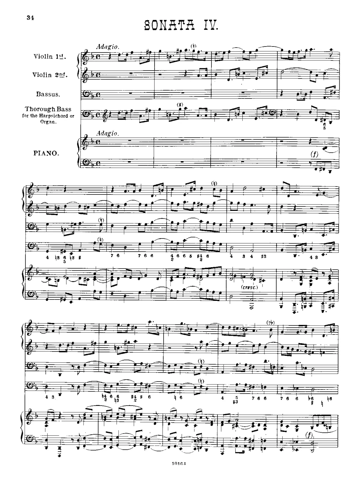 Sonata in D minor - Page 1