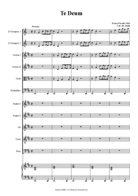 Te Deum and Jubilate in D, Z 232