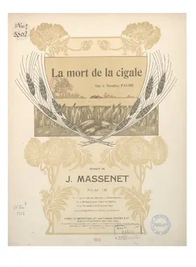 La mort de la cigale