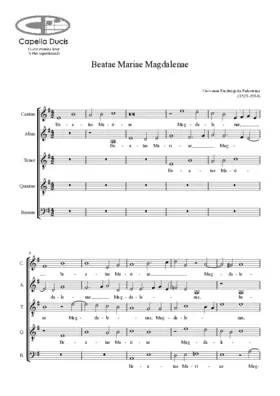 Beatae Mariae Magdalenae